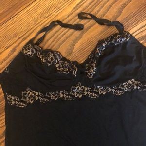 Marilyn Monroe slip with adjustable straps, lace